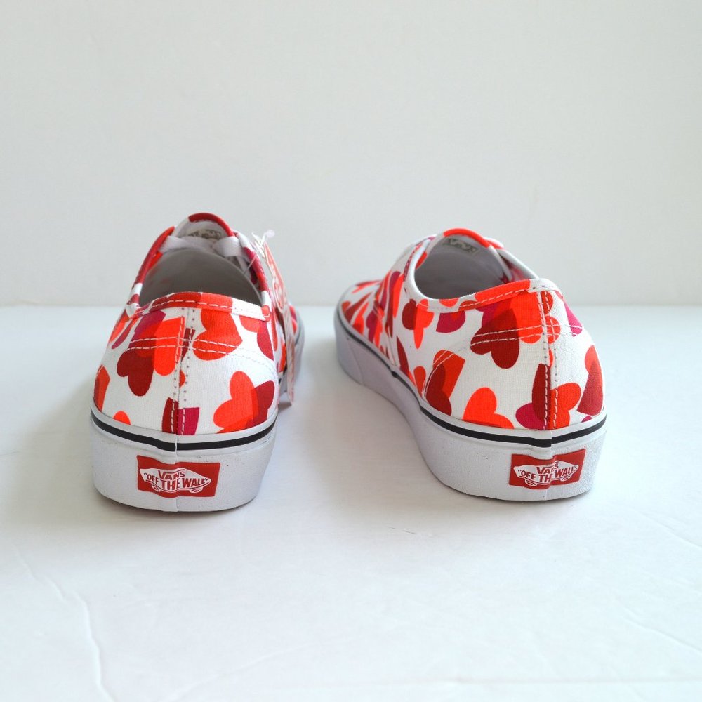 VANS authentic heart valentines white sneakers sho - Picture 8 of 9